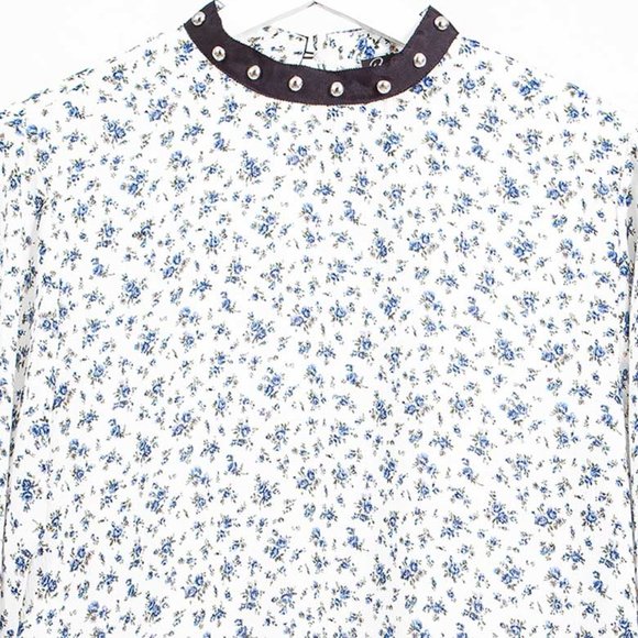 Reclaimed Vintage Maxi Dress with Studded Neck Tri - Picture 3 of 3